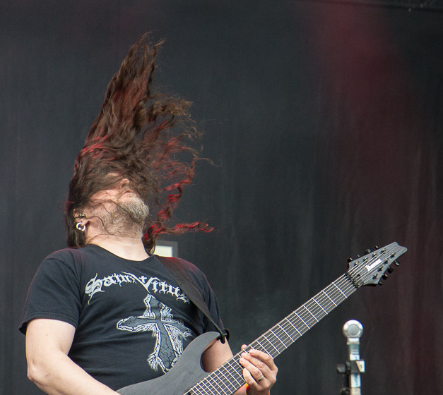 Meshuggah Gitarrist Mårten Hagström.
