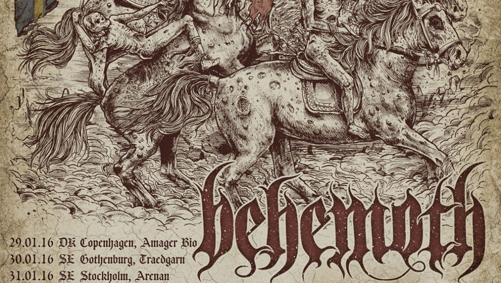 Behemoth Tour 2016 Plakat