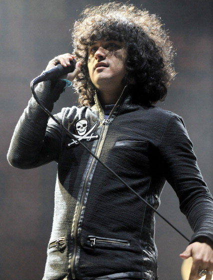 INDIO, CA - APRIL 15:  Cedric Bixler-Zavala of At the Drive-In performs as part of Day 3 of the 2012 Coachella Valley Music &