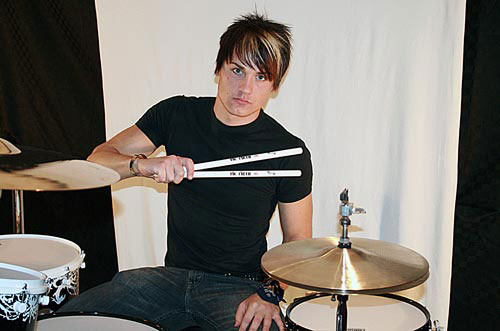 Der neue Trivium-Schlagzeuger Paul Wandtke.