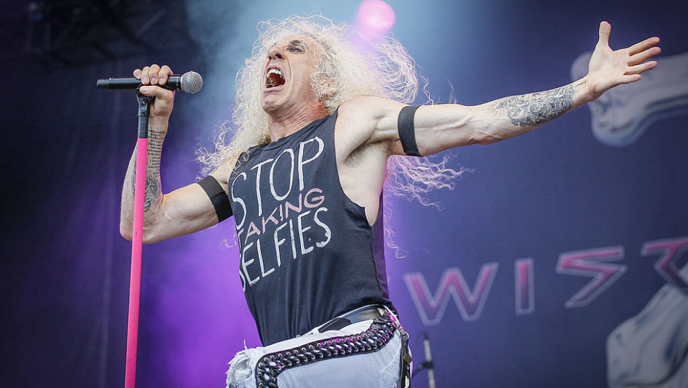 MONTREAL, QC - AUGUST 10:  Dee Snider of Twisted Sister performs on Day 2 of the Heavy Montreal Festival on August 10, 2014 i