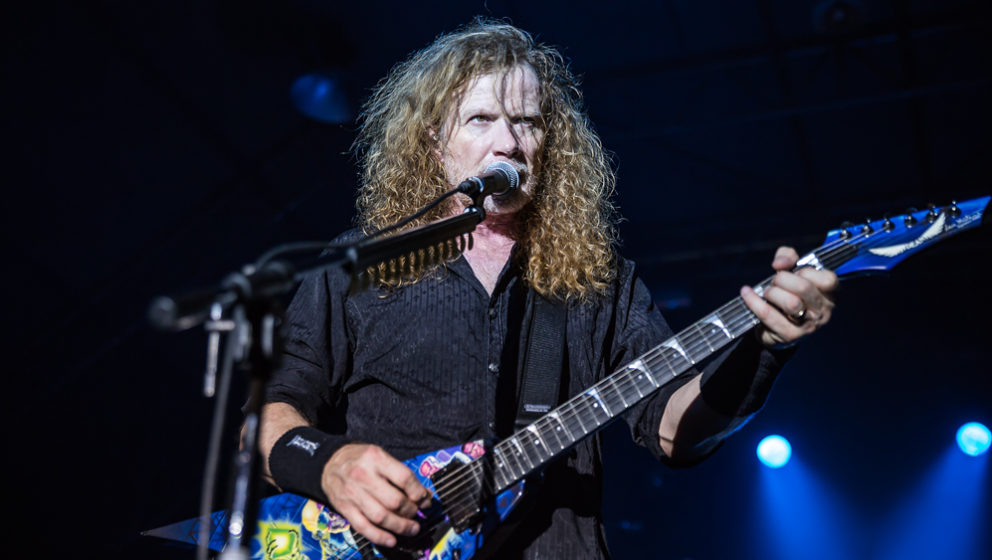 Megadeth-Frontmann Dave Mustaine 2016 live in der Tonhalle München