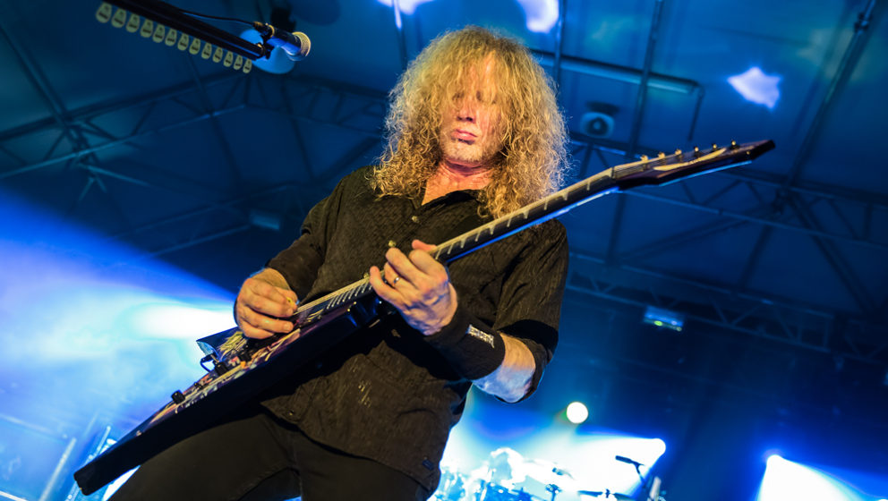Dave Mustaine bei einem Megadeth-Konzert
