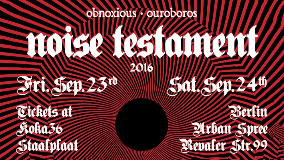 Im Berliner Club Urban Spree geht vom 23. Bis 24. September 2016 ein neues Festival an den Start. „Noise Testament“ macht seinem Namen alle Ehre!