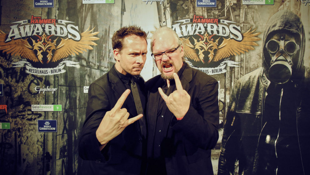 Gernot Krebs + Thorsten Zahn (METAL HAMMER Hosts) @ METAL HAMMER AWARDS Black Carpet 2016