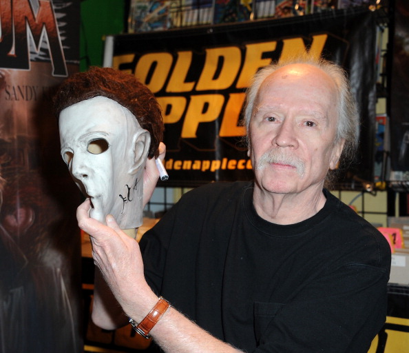LOS ANGELES, CA - OCTOBER 27:  Director John Carpenter sign copies of his first comic book 'Asylum' held at Golden Apple Comi