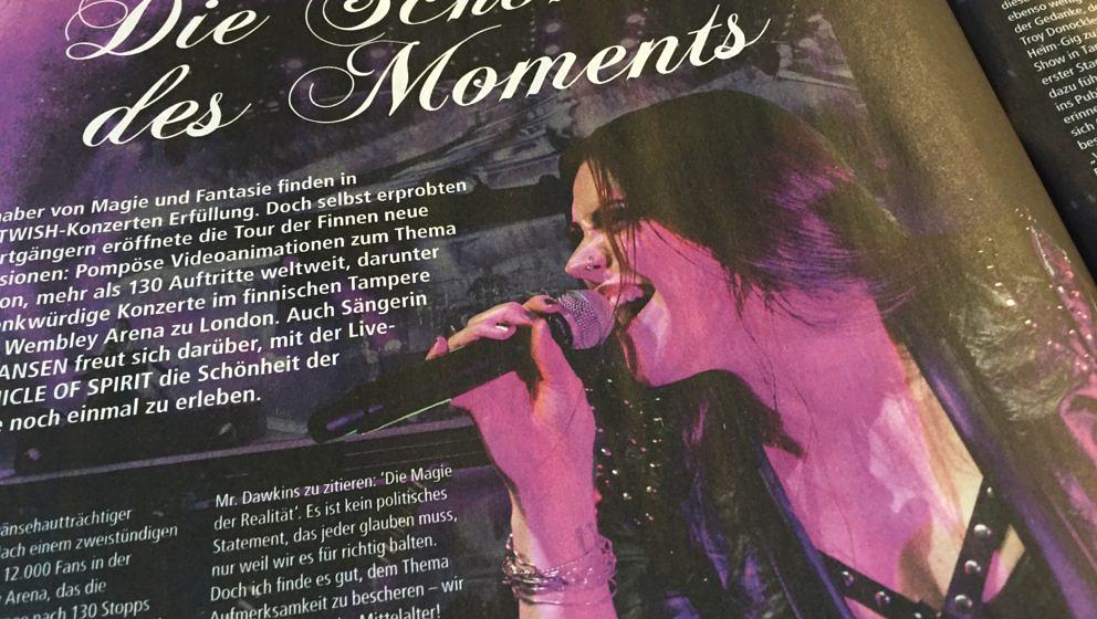 Nightwish in METAL HAMMER-Ausgabe 01/2017