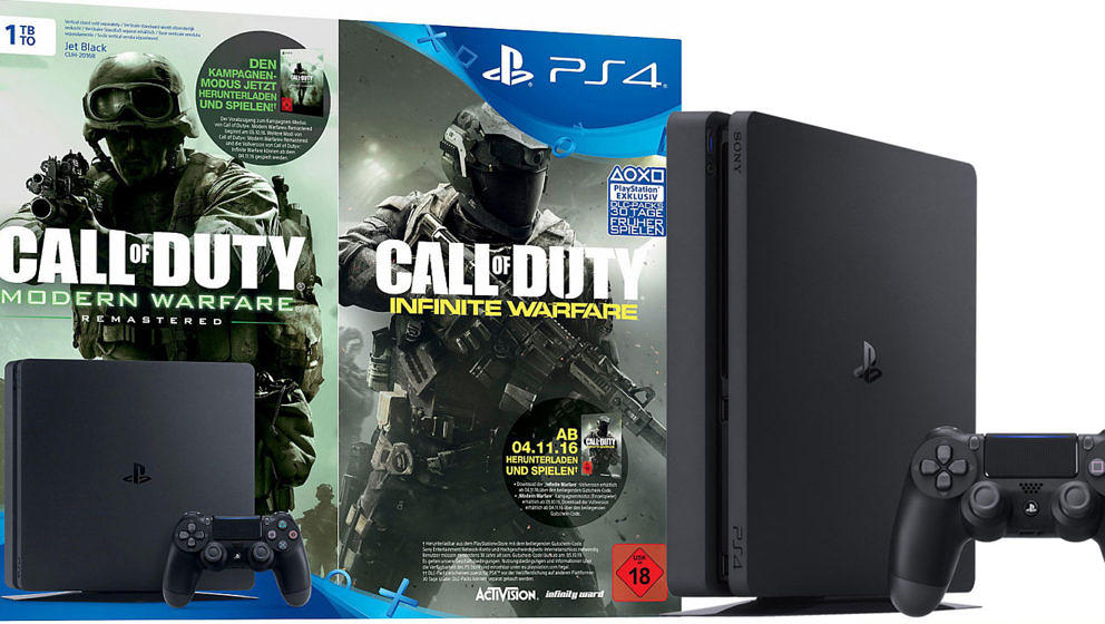 Tag 24: Playstation 4 Slim + Call Of Duty: Infinite Warfare