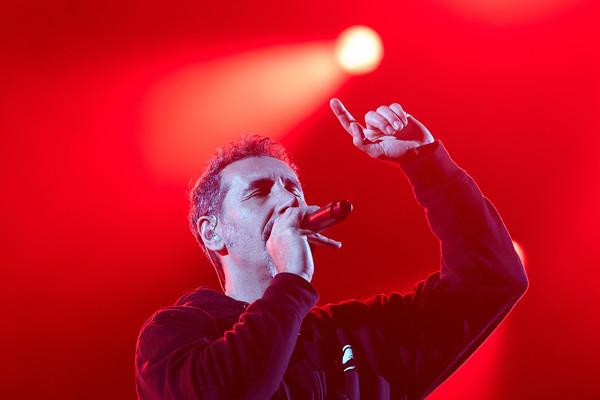 Sänger Serj Tankian tritt am 04.06.2017 beim Musikfestival 'Rock am Ring' in Nürburg (Rheinland-Pfalz) mit der US-amerikani