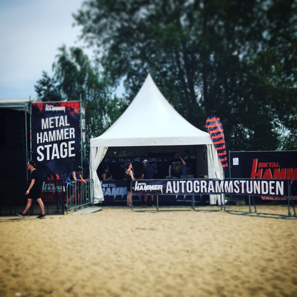 Team METAL HAMMER auf dem aktuell leider unterbrochenen With Full Force Festival