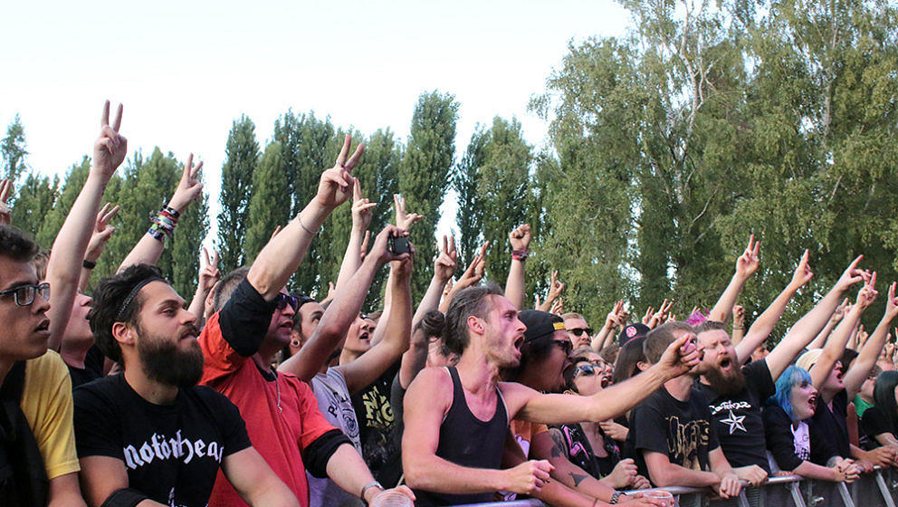 Publikum auf dem Punk In Drublic Festival 2018 Berlin