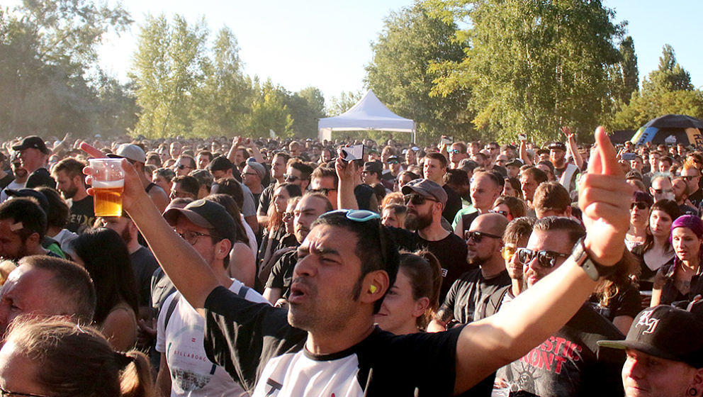 Publikum auf dem Punk In Drublic Festival 2018 Berlin