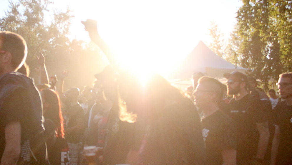 Publikum auf dem Punk In Drublic Festival 2018 Berlin