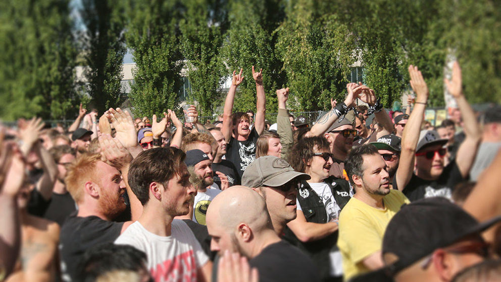 Publikum auf dem Punk In Drublic Festival 2018 Berlin