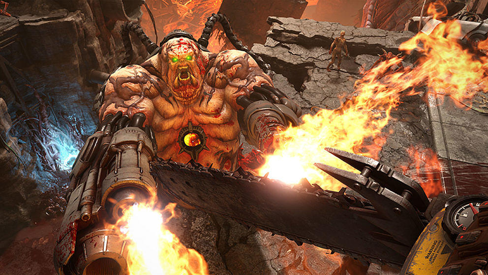 Spielszene aus „DOOM Eternal“