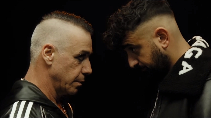 Till Lindemann und Rapper Haftbefehl im Video zu 'Mathematik' (Foto: Screenshot)