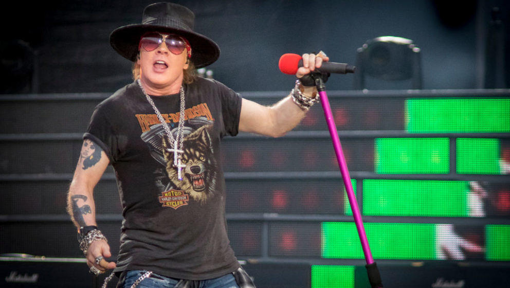 Axl Rose mit Guns N’ Roses im Rahmen der 'Not In This Lifetime'-Tour im TD Place Stadium in Ottawa, Kanada, am 21. August 2017