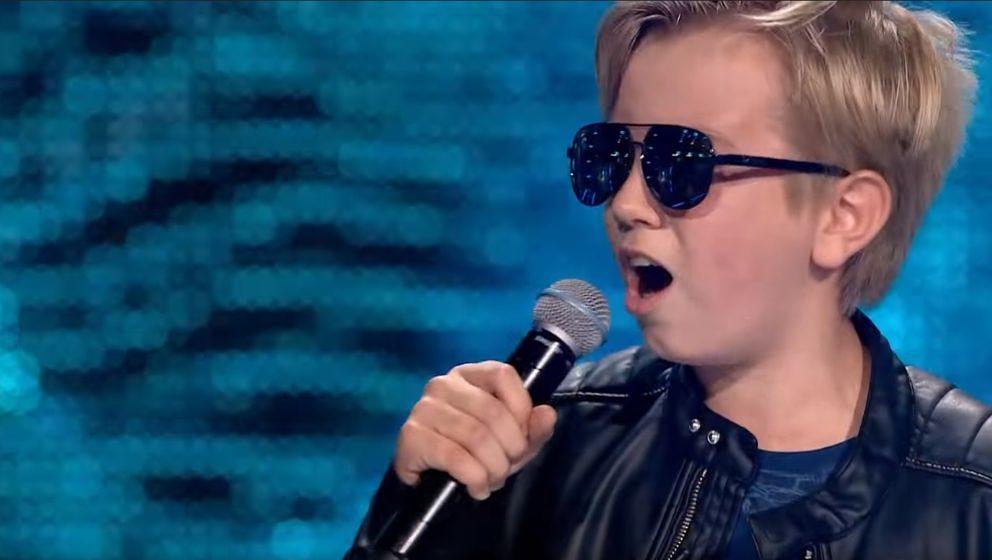 Sebastian Radzimski hat geil abgeliefert in der polnischen Version von The Voice Kids (Foto: Screenshot)