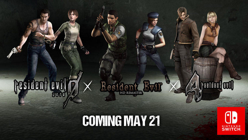 „Resident Evil“: Ausgewählte Titel erscheinen demnächst für die Nintendo Switch