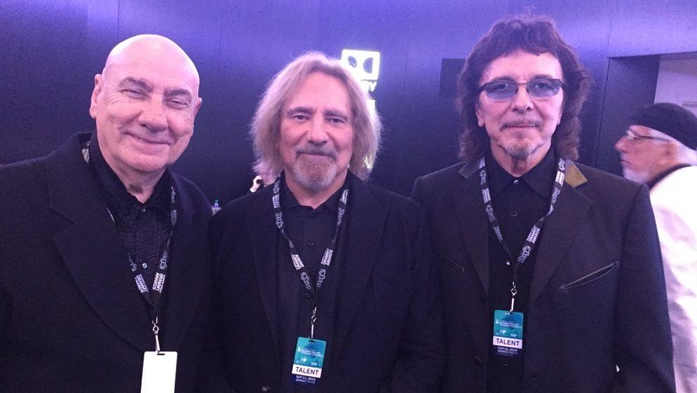 Bill Ward, Geezer Butler und Tony Iommy von Black Sabbath beim 'Grammy Salute to Music Legends'