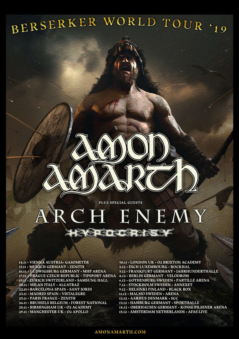 METAL HAMMER präsentiert Amon Amarth + Arch Enemy + Hypocrisy