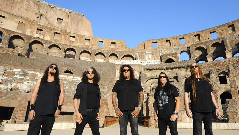 ROME, ITALY- JULY 27, 2016: Testament photographed at The Roman Collisseium in Rome, Italy on July 27,2016.
© Gene Ambo