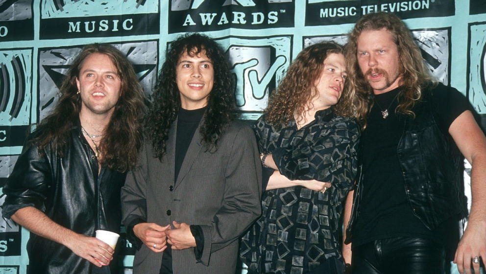 Metallica mit Jason Newsted bei den MTV Video Music Awards 1991