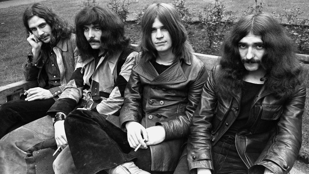 Black Sabbath im Jahr 1970 (v.l.): Bill Ward, Tony Iommi, Ozzy Osbourne, Geezer Butler