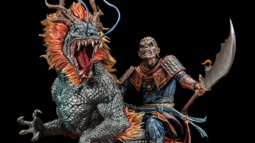 Das neue Iron Maiden-Gimmick: die 'Eddie X The Chinese Dragon'-Statue