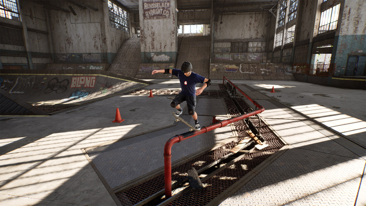 Die Lagerhalle in „Tony Hawk's Pro Skater 1 + 2“