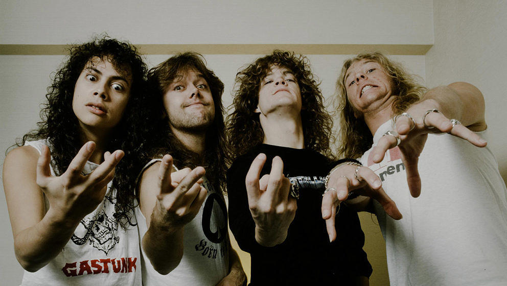 Metallica 1986, fünf Jahre nach der Band-Gründung, in Tokio.