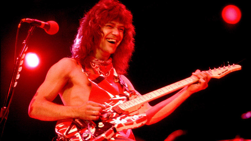Eddie Van Halen 1983 beim Auftritt auf dem US Festival im kalifornischen Ontario