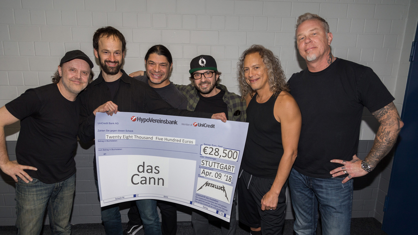 Hilfe weltweit: 2018 spenden Metallica an ein Stuttgarter Jugendhaus