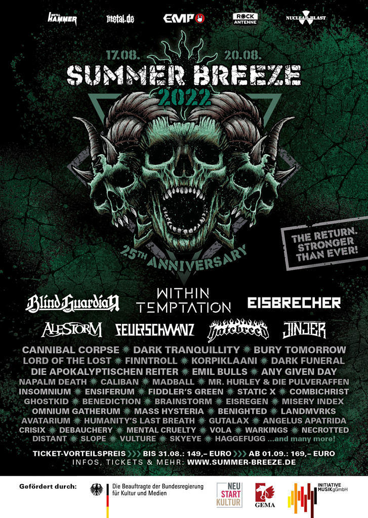 Summer Breeze Open Air 2022 Alle Informationen zum Festival