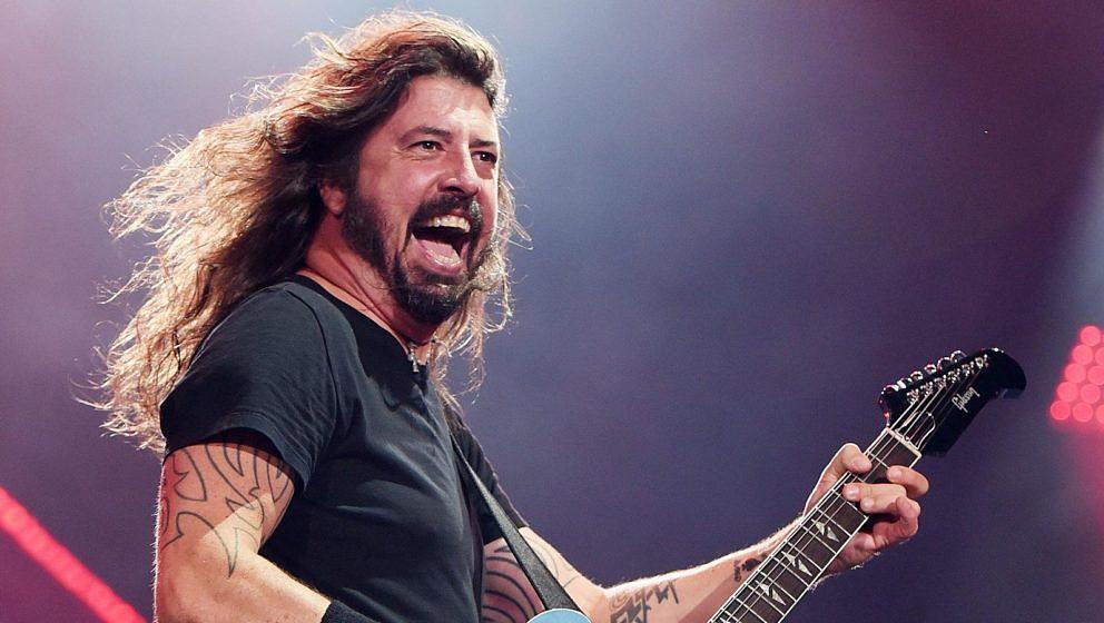 Dave Grohl 2018 bei einem Foo Fighters-Konzert in Quebec City