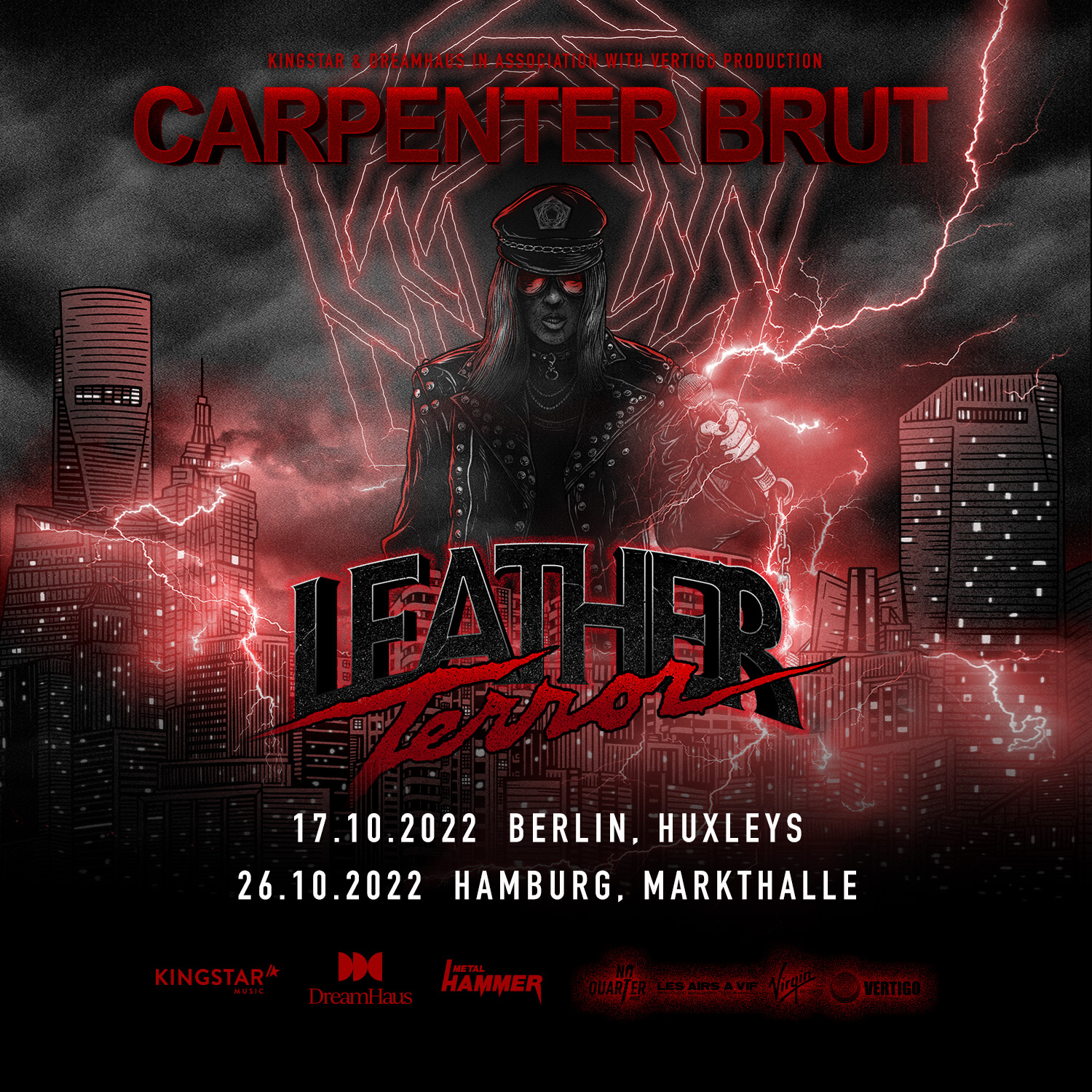 Carpenter Brut live 2022 Tour, Tickets, Termine, Städte