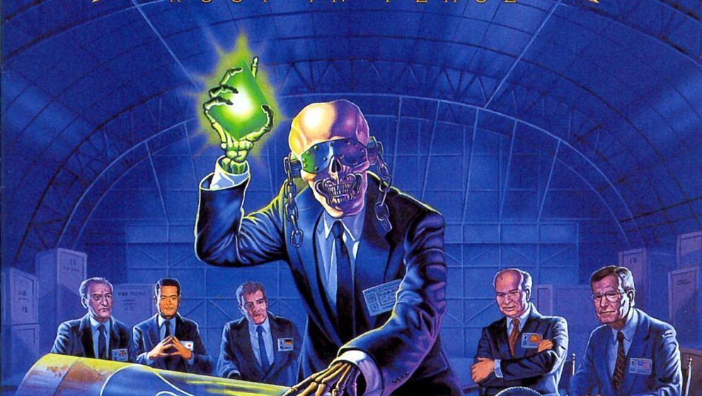 Megadeth – Vic Rattlehead:
Seit 1985 treibt Vic Rattlehead sein Unwesen. Vics Vorname ist eine Abkürzung für den Begriff 