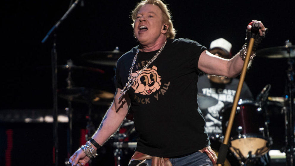 Axl Rose lead singer of band 'Guns N´ Roses' performs during the Vive Latino 2020 festival at the Foro Sol in Mexico City, o