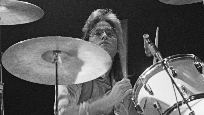 Robin Bachman mit Bachman-Turner Overdrive im New Fillmore East in New York, Dezember 1974