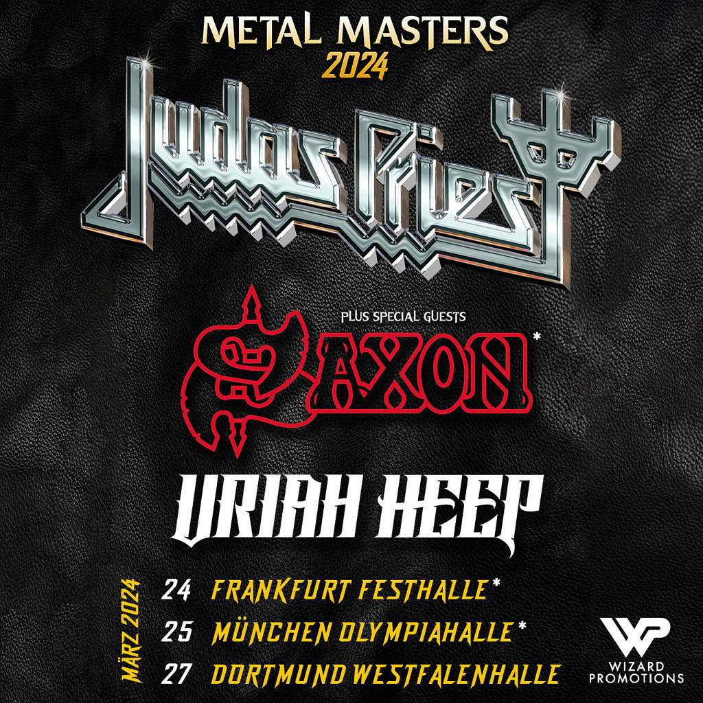Judas Priest live 2024 Tour, Tickets, Termine, Städte The Last Chapter