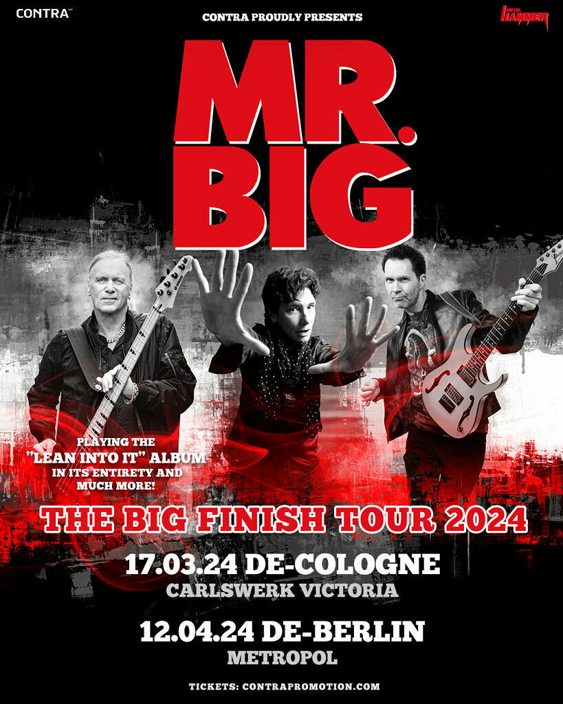 Mr. Big live 2024 Tour, Tickets, Termine, Städte