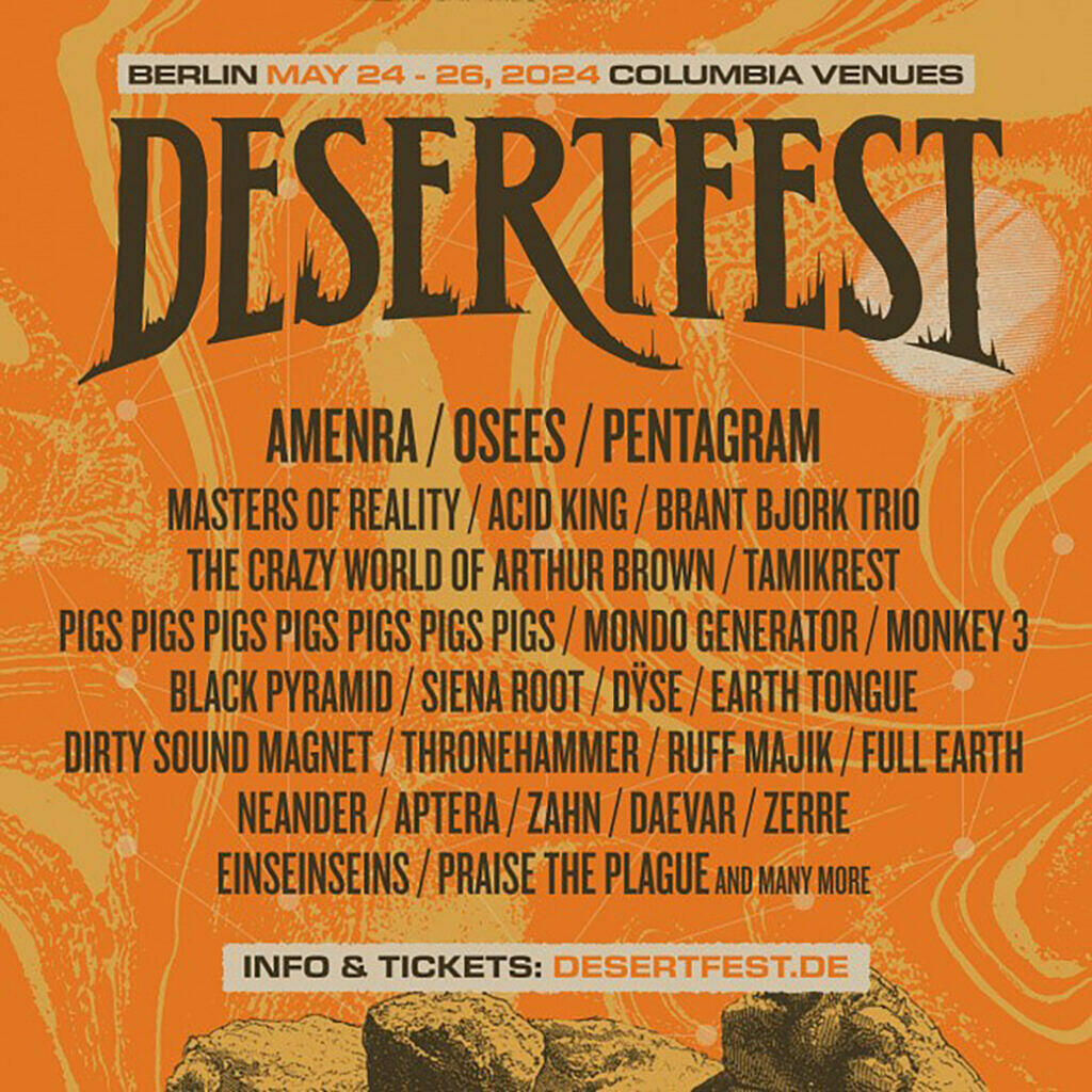 Desertfest Berlin 2024 Alle Infos zum IndoorFestival