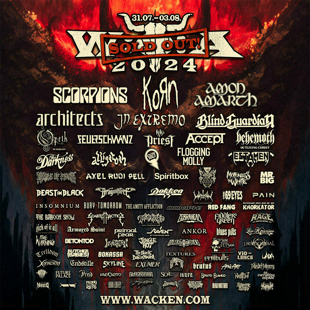 Wacken Open Air 2024 Vorschau auf Bands, Matsch und MetalParty