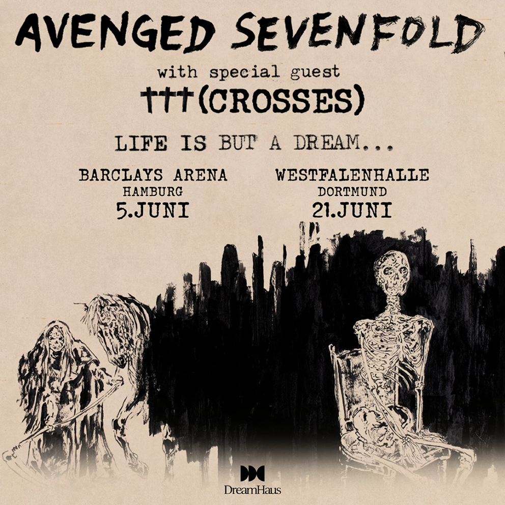 Avenged Sevenfold live 2024 Tour, Tickets, Termine, Städte