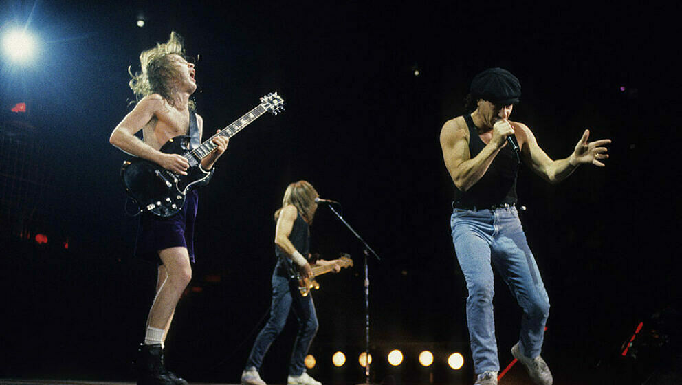 AC/DC live im Nassau Coliseum, Uniondale, New York, 20. September 1986