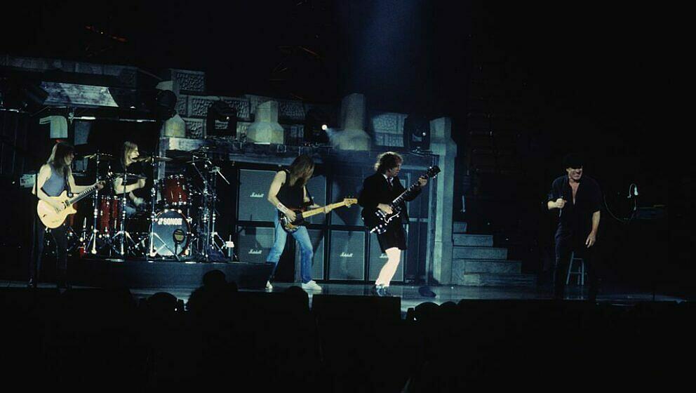 AC/DC live im Great Western Forum in Inglewood, Kalifornien, am 21. Februar 1996