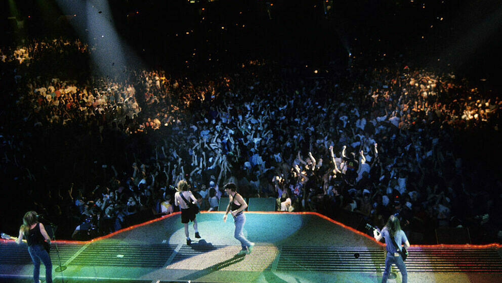 AC/DC live im Nassau Coliseum, Uniondale, New York, 20. September 1986
