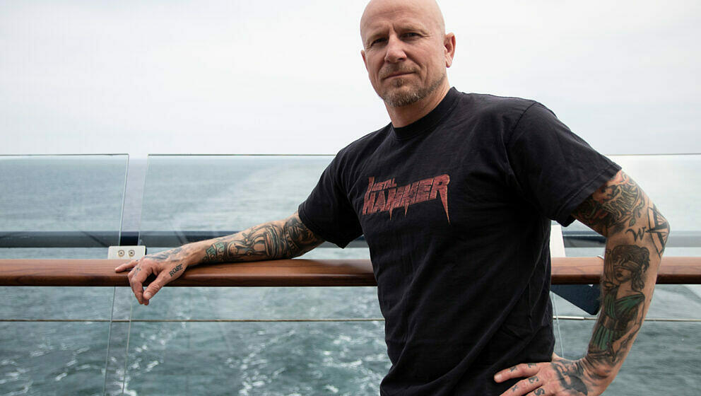 Jeremy von Comeback Kid bei der 1. Wildcat Tattoo Cruise, 6. bis 11. Mai 2024