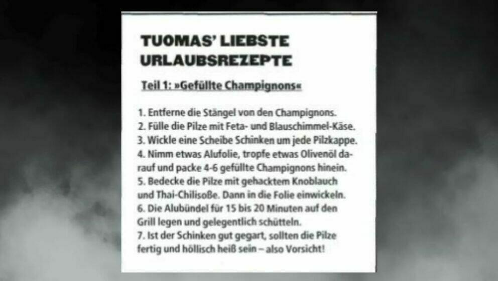 Tuomas Urlaubsrezepte, Part 1