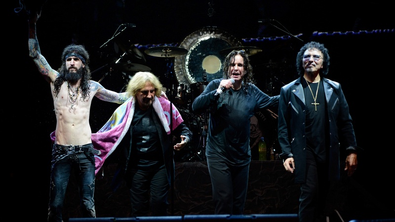 Black Sabbath während ihrer Tour zum Album 13 am 4. August 2013 in Holmdel, New Jersey